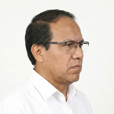 Roberto Sánchez Palomino de perfil